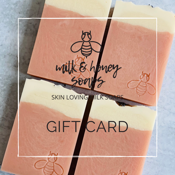 milk & honey soaps gift card